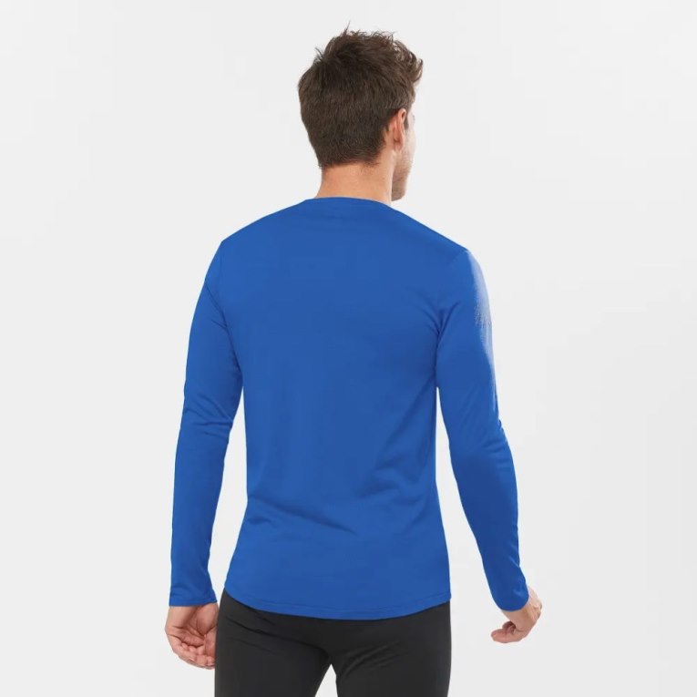 Blue Salomon Agile Long Sleeve Men's T-Shirts | PH 68094H